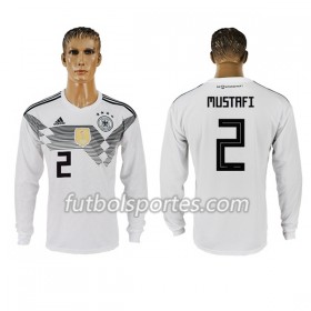 Camisetas Alemania Mustafi 2 Primera Equipacion Mundial 2018 Manga Larga